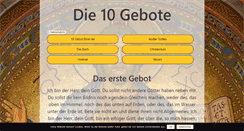 Desktop Screenshot of diezehngebote.org